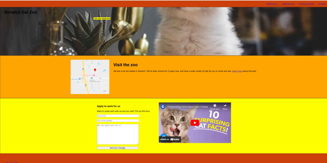 cat website